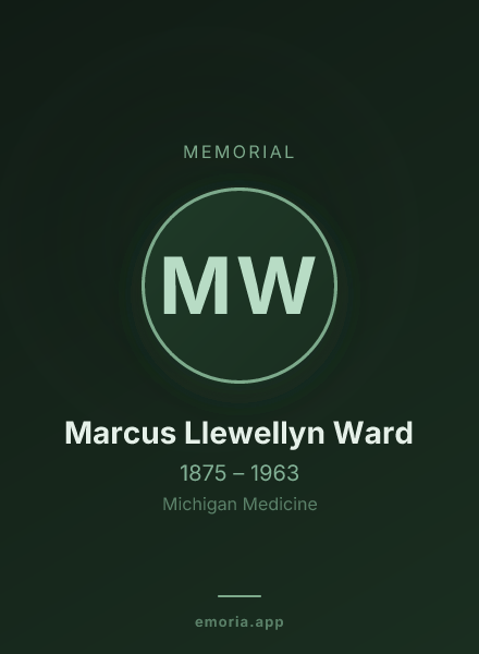 Memorial portrait of Marcus Llewellyn Ward