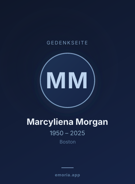Gedenkportrait von Marcyliena Morgan