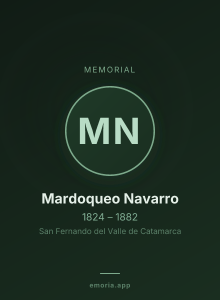 Memorial portrait of Mardoqueo Navarro