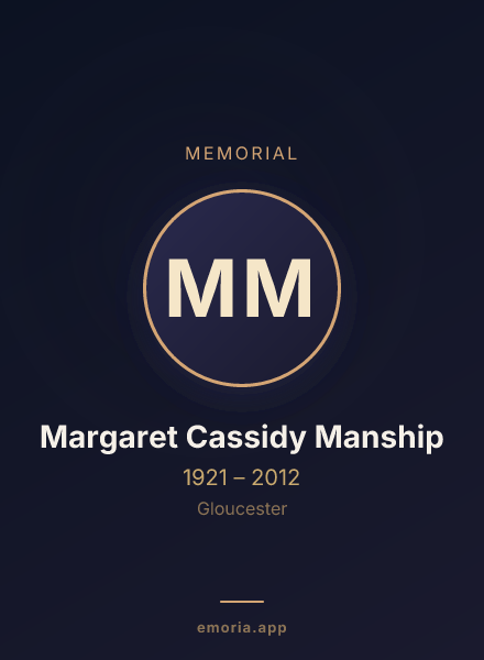 Memorial portrait of Margaret Cassidy Manship