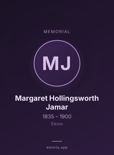 Memorial portrait of Margaret Hollingsworth Jamar