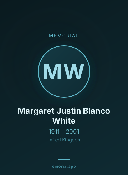 Memorial portrait of Margaret Justin Blanco White