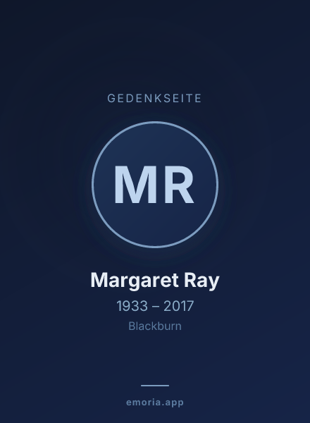 Gedenkportrait von Margaret Ray