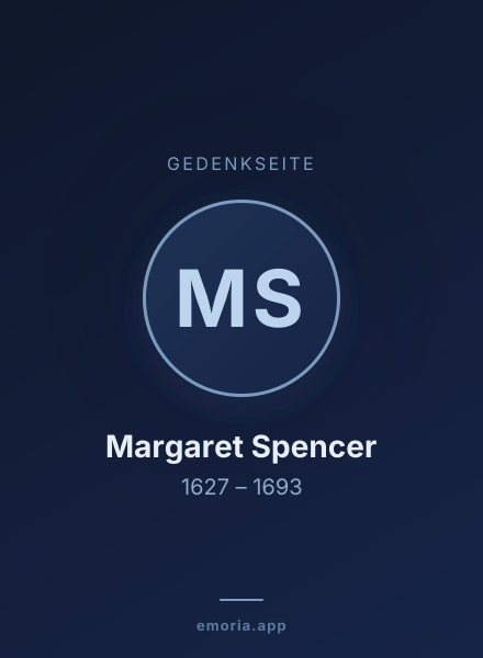 Gedenkportrait von Margaret Spencer