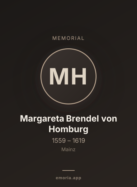 Memorial portrait of Margareta Brendel von Homburg