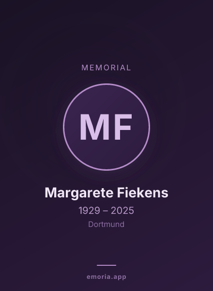 Memorial portrait of Margarete Fiekens