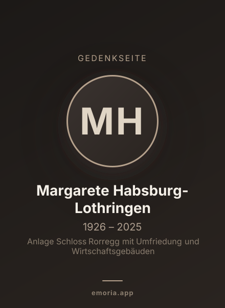 Gedenkportrait von Margarete Habsburg-Lothringen