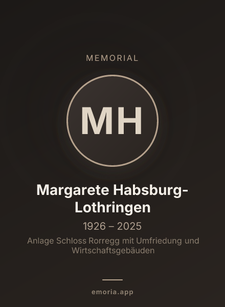 Memorial portrait of Margarete Habsburg-Lothringen