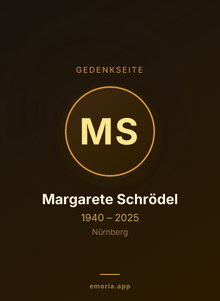Gedenkportrait von Margarete Schrödel