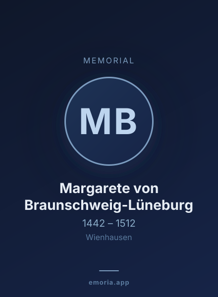 Memorial portrait of Margarete von Braunschweig-Lüneburg