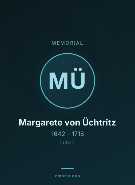 Memorial portrait of Margarete von Üchtritz