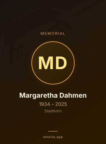 Memorial portrait of Margaretha Dahmen