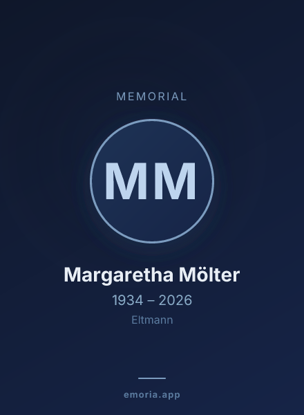 Memorial portrait of Margaretha Mölter