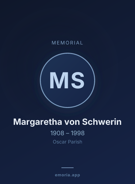 Memorial portrait of Margaretha von Schwerin