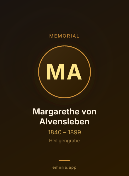 Memorial portrait of Margarethe von Alvensleben
