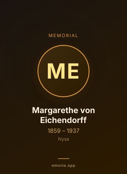 Memorial portrait of Margarethe von Eichendorff