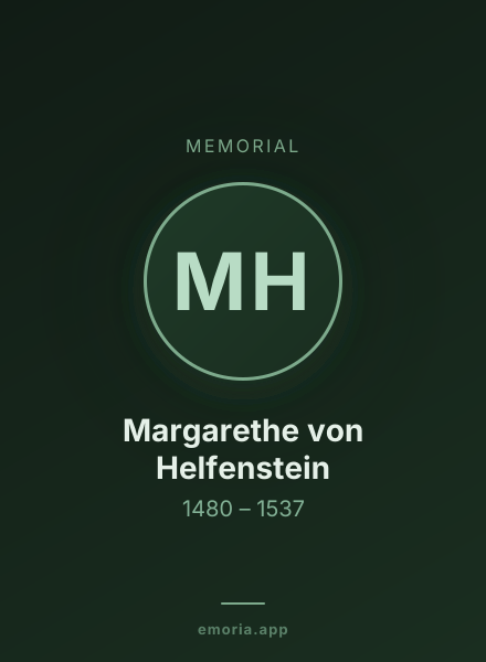 Memorial portrait of Margarethe von Helfenstein