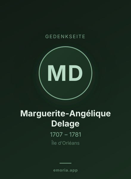 Gedenkportrait von Marguerite-Angélique Delage