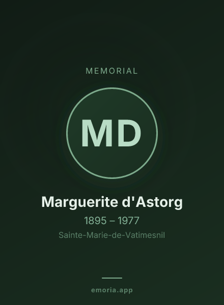 Memorial portrait of Marguerite d'Astorg