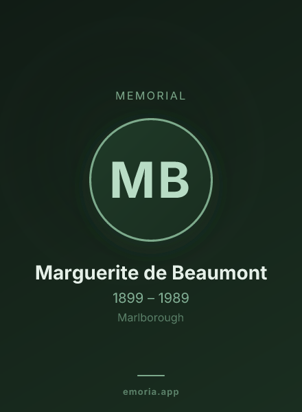 Memorial portrait of Marguerite de Beaumont