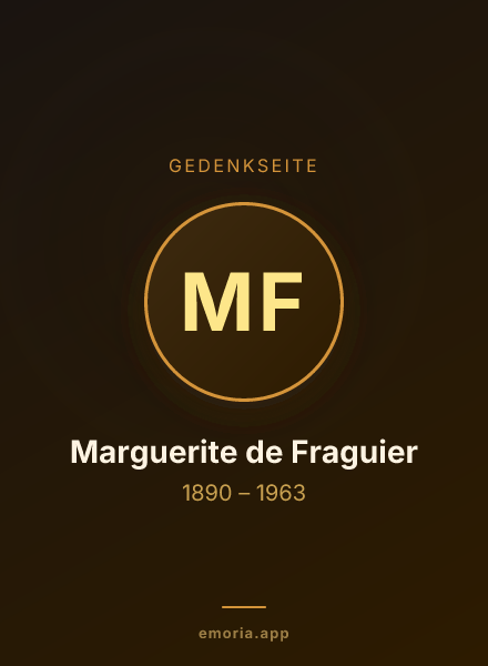 Gedenkportrait von Marguerite de Fraguier