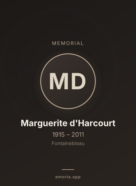 Memorial portrait of Marguerite d'Harcourt