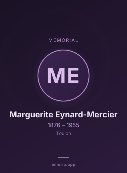 Memorial portrait of Marguerite Eynard-Mercier