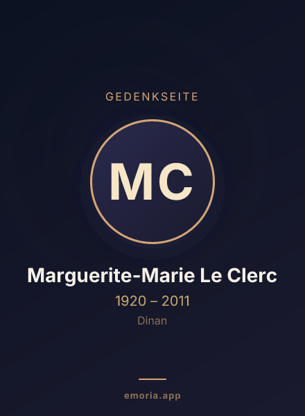 Gedenkportrait von Marguerite-Marie Le Clerc
