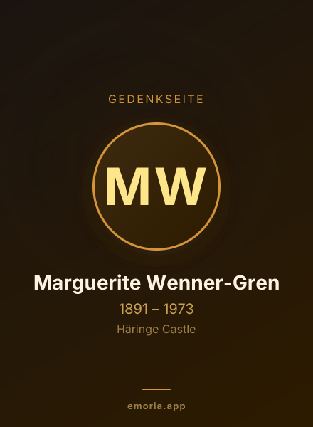 Gedenkportrait von Marguerite Wenner-Gren