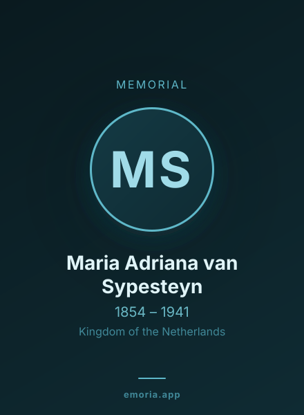 Memorial portrait of Maria Adriana van Sypesteyn