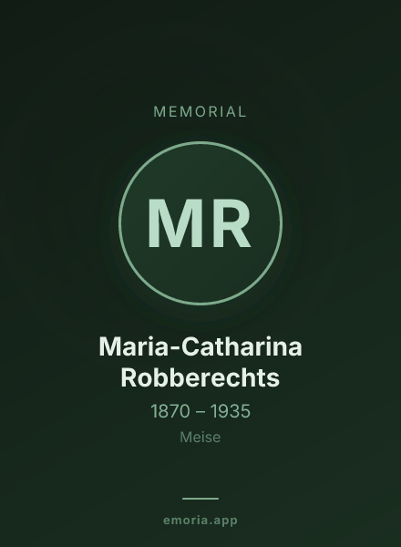 Memorial portrait of Maria-Catharina Robberechts