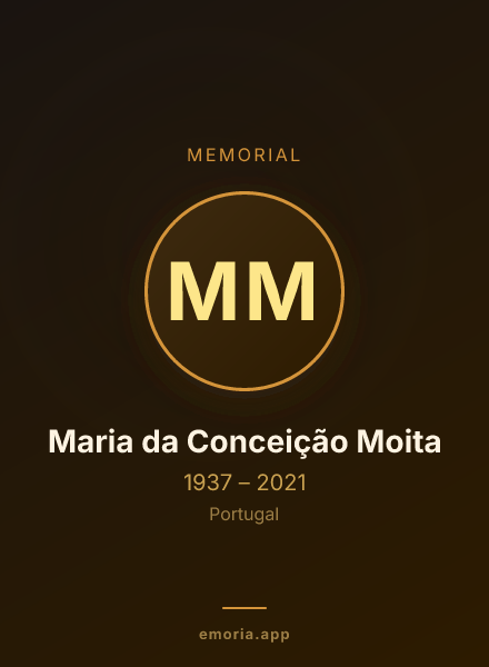 Memorial portrait of Maria da Conceição Moita