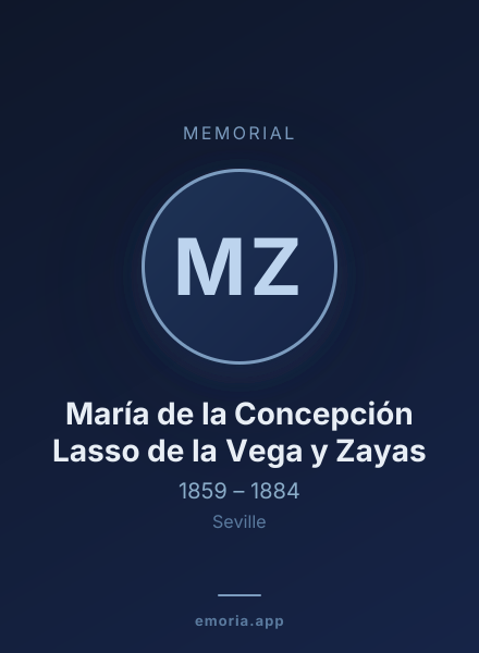 Memorial portrait of María de la Concepción Lasso de la Vega y Zayas