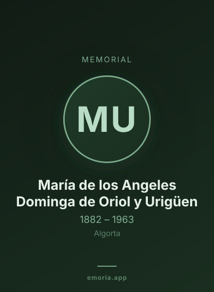 Memorial portrait of María de los Angeles Dominga de Oriol y Urigüen