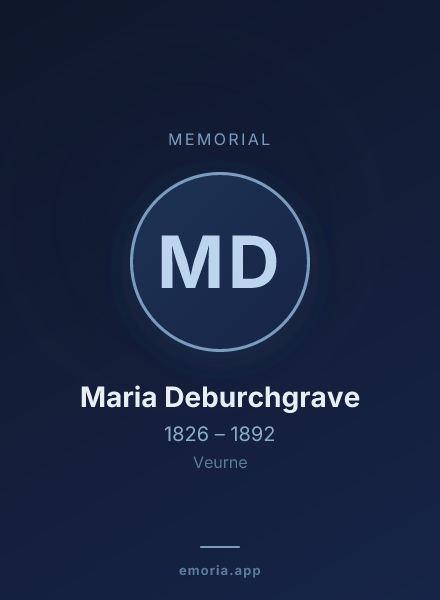 Memorial portrait of Maria Deburchgrave