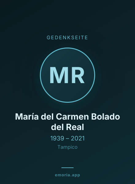 Gedenkportrait von María del Carmen Bolado del Real