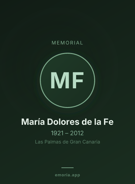 Memorial portrait of María Dolores de la Fe