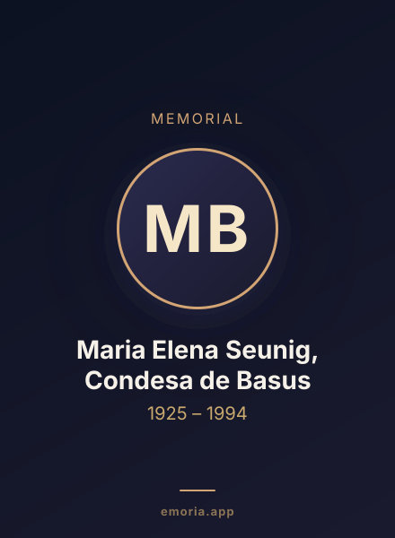 Memorial portrait of Maria Elena Seunig, Condesa de Basus