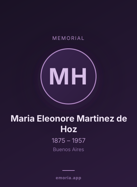 Memorial portrait of Maria Eleonore Martinez de Hoz
