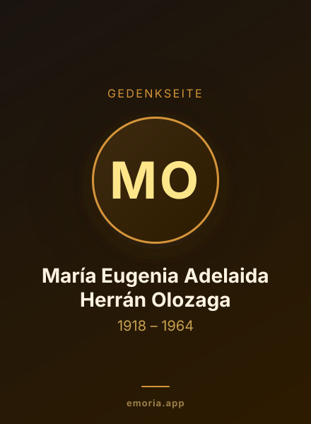 Gedenkportrait von María Eugenia Adelaida Herrán Olozaga