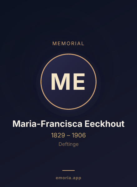Memorial portrait of Maria-Francisca Eeckhout