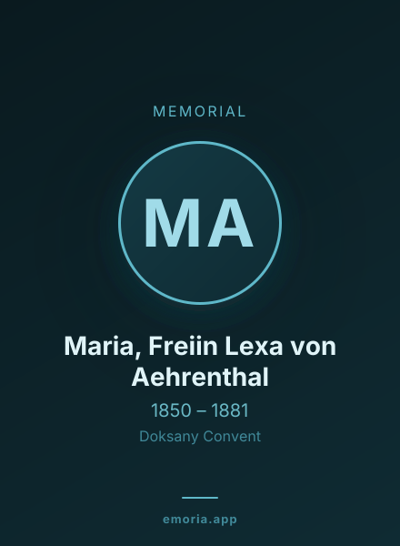 Memorial portrait of Maria, Freiin Lexa von Aehrenthal