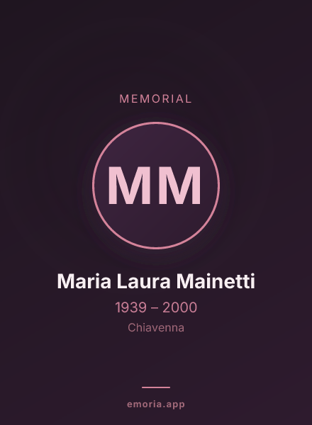 Memorial portrait of Maria Laura Mainetti
