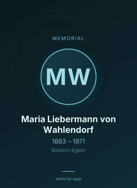 Memorial portrait of Maria Liebermann von Wahlendorf