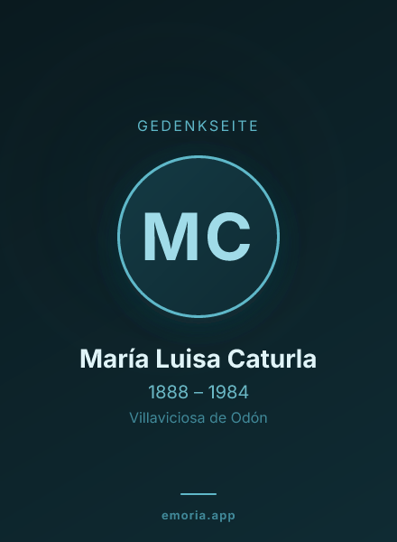 Gedenkportrait von María Luisa Caturla