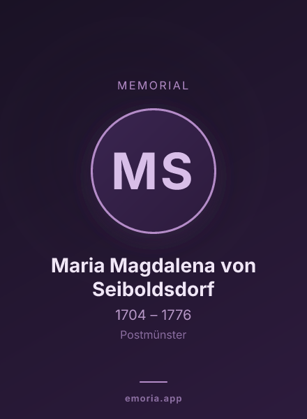 Memorial portrait of Maria Magdalena von Seiboldsdorf
