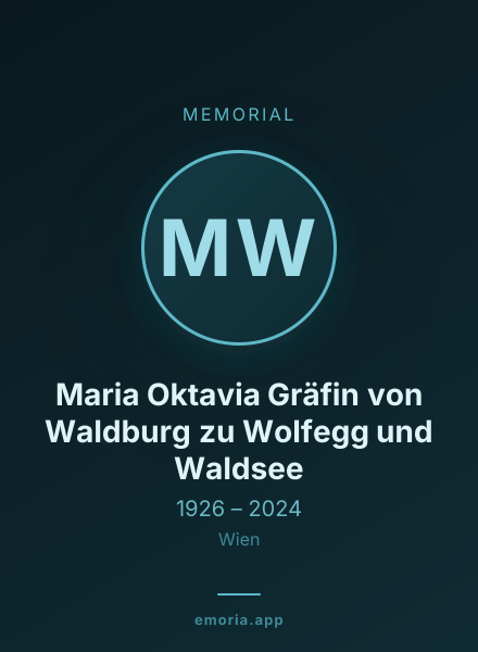 Memorial portrait of Maria Oktavia Gräfin von Waldburg zu Wolfegg und Waldsee