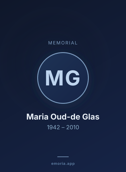 Memorial portrait of Maria Oud-de Glas