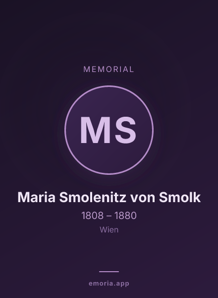 Memorial portrait of Maria Smolenitz von Smolk