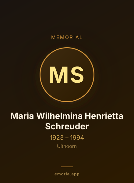Memorial portrait of Maria Wilhelmina Henrietta Schreuder